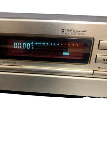 Denon Drs 810g Vintage Cassette Decks Silver Good Ebay