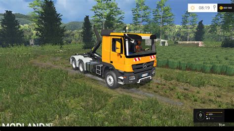 Mercedes Actros 6x4 Hkl By Nbm Modding V 1 0 Mod For Farming Simulator 2015 15 Fs Ls 2015 Mod