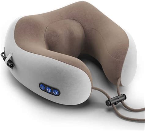 Portable Rechargeable U Shaped Massage Pillow Car Cervical Massage Pillow Neck Pillow Home