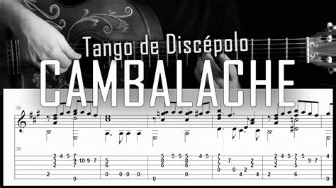 Cambalache Tango Fingerstyle Guitar Arreglo Solista Con Partitura