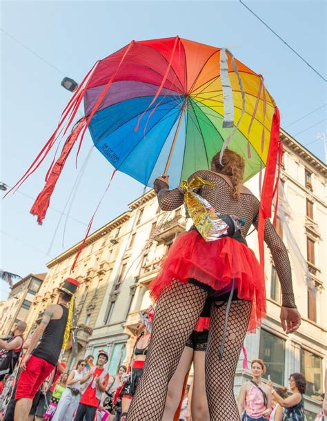 Milan Italy Gay Pride Parade In Milan Stock Photo At Vecteezy