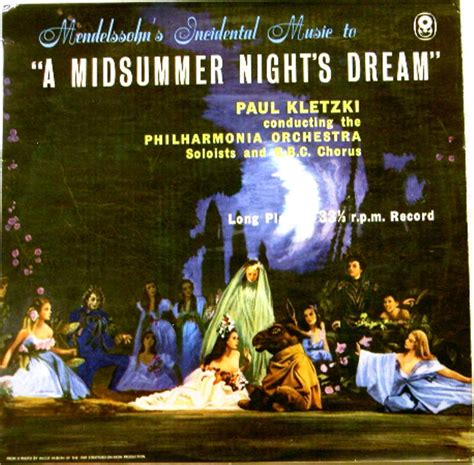 A Midsummer Night S Dream Incidental Music Just For The Record