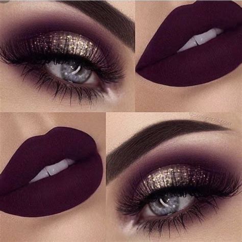 Pin by Maria Hernandez on Maquillaje y algo más Eye makeup Burgundy