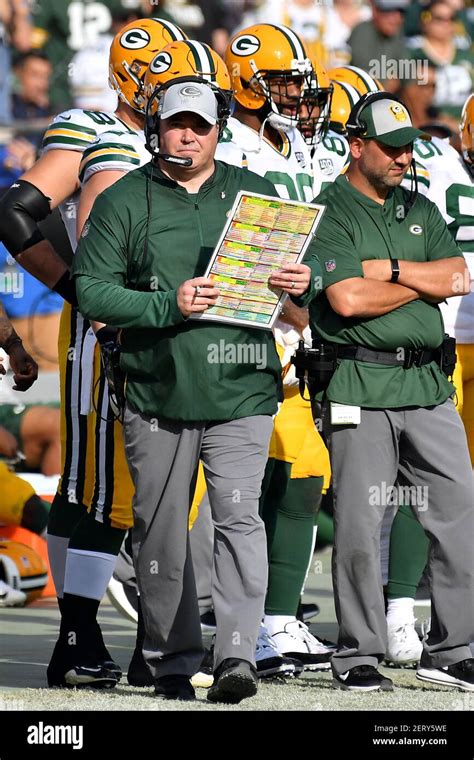 October 28 2018 Los Angeles Cagreen Bay Packers Head Coach Mike