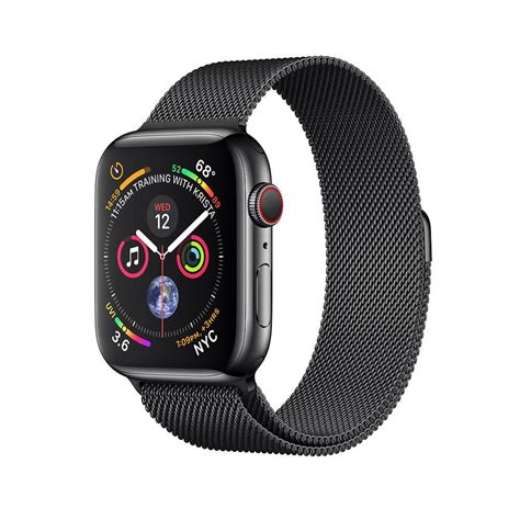 Apple Watch Series 4 Cellular 44mm Stainless Steel Case With Milanese