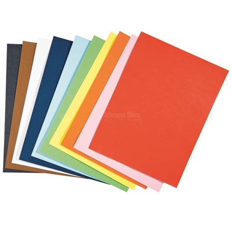 Paquet De Fiches Bristol A G Feuilles Multi Couleurs All