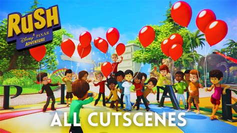 Rush A Disney Pixar Adventure All Cutscenes Youtube