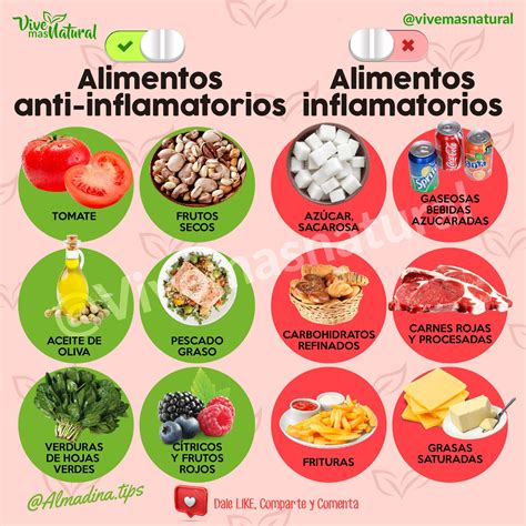 Conoce Alimentos Inflamatorios Y Anti Inflamatorios Nutricionista