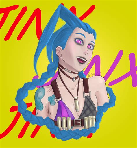 Jinx League Of Legends Fan Art By Artsillva On Deviantart