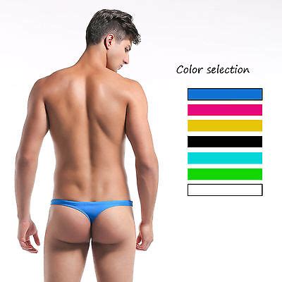 Men S Low Rise Solid Swimwear Sexy Swimming Briefs Bikini Guy Swimsuit