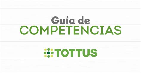 Gu A De Competencias Tottus By Contottus Tottus Issuu