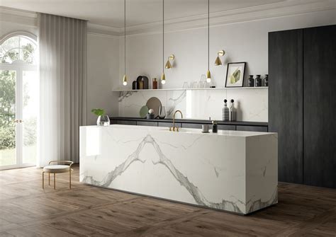 Calacatta Statuario Kitchen Countertop And Worktop Sapienstone