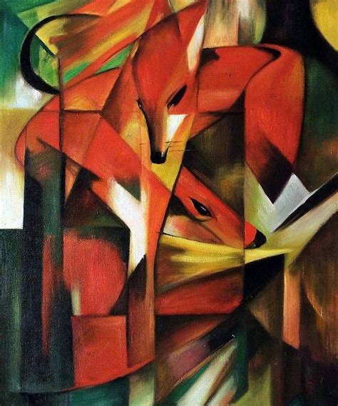 The Fox 1913 Art Print By Franz Marc Modern Art Paintings Fox