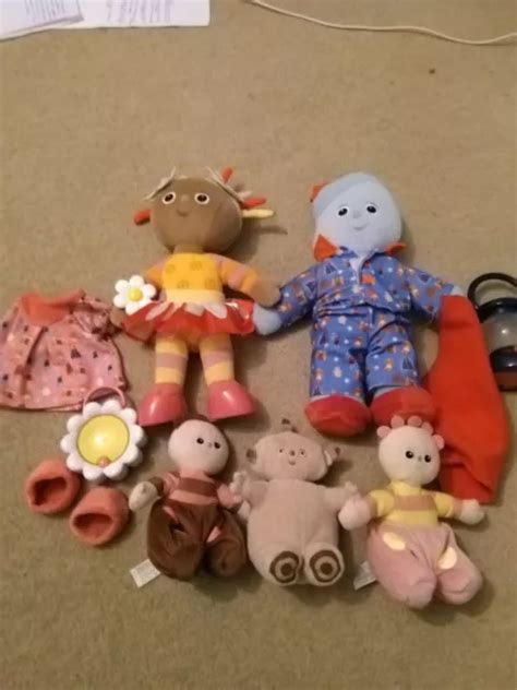 In The Night Garden Soft Toys Igglepiggle Upsy Daisy Tombliboos Makka