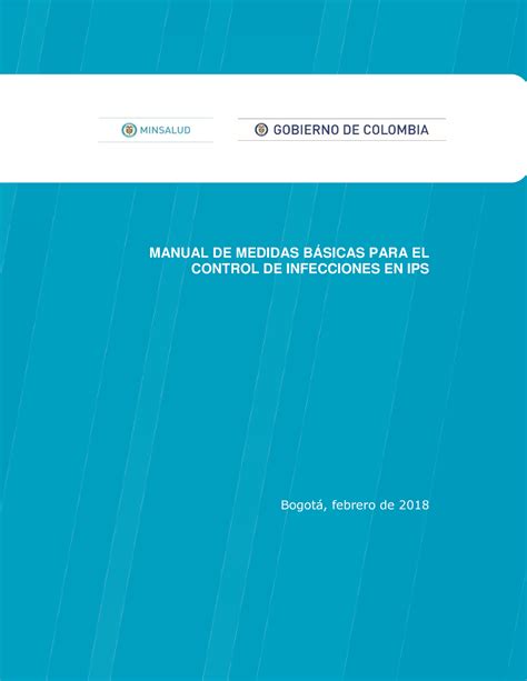 Modulo Control Ce Infecciones Manual De Medidas B Sicas Para El