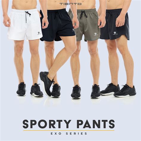 Jual Tiento Short Pants Sporty Exo Series Celana Pendek Fitness