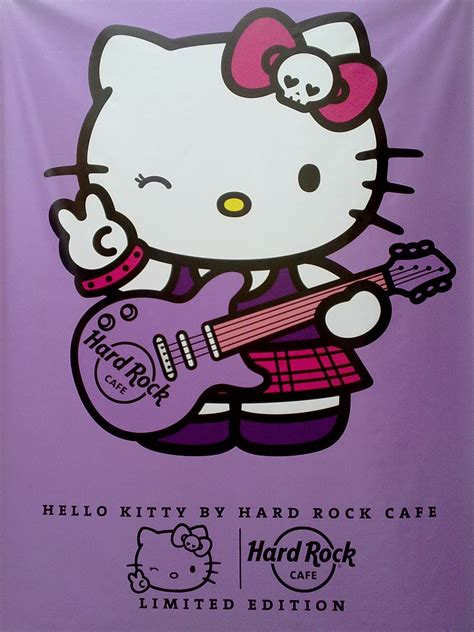 Hello Kitty Hard Rock Cafe Edition Poster From Tokyo Roppo Flickr