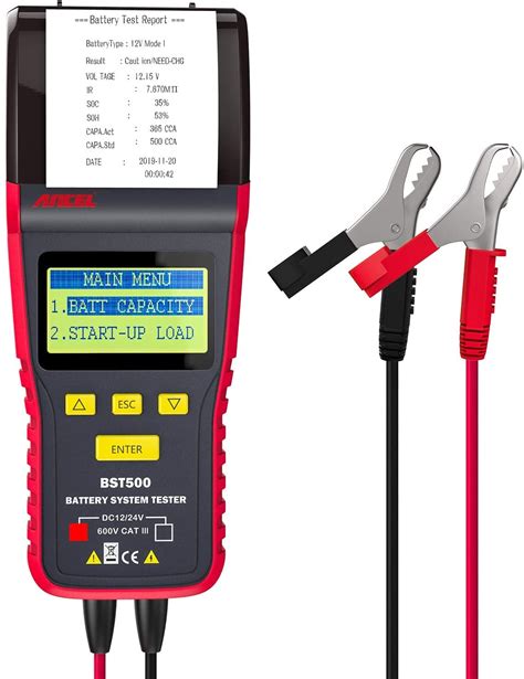 ANCEL BST500 Auto Batterietester KFZ 12V 24V Batterie Tester