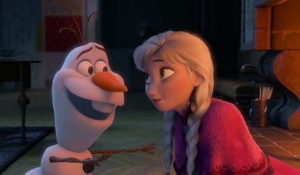 Image - Anna and Olaf by the fire.png | Frozen Wiki | Fandom powered by ...