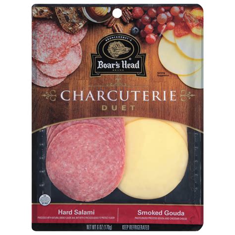 Save On Boar S Head Charcuterie Duet Hard Salami Smoked Gouda Order