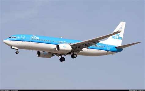 PH BXC KLM Royal Dutch Airlines Boeing 737 8K2 WL Photo By