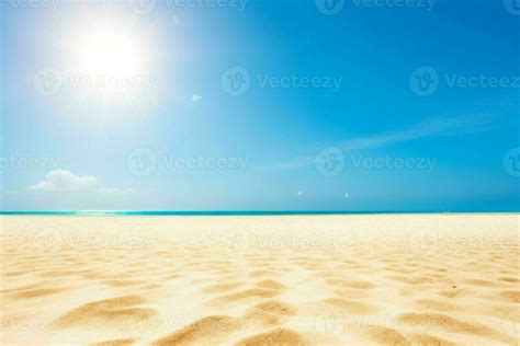 Ai Generated Sky And Sand Of The Beach Pro Photo Stock Photo