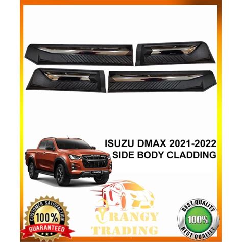 Isuzu Dmax 2021 To 2023 OEM Side Body Cladding Body Moulding Dual