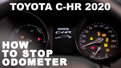 How To Stop Odometer On A TOYOTA C HR 2020 Mileage Blocker YouTube