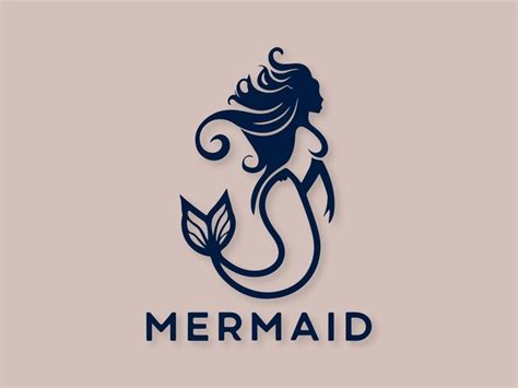 Premium Vector Mermaid Logo Vector Template Design