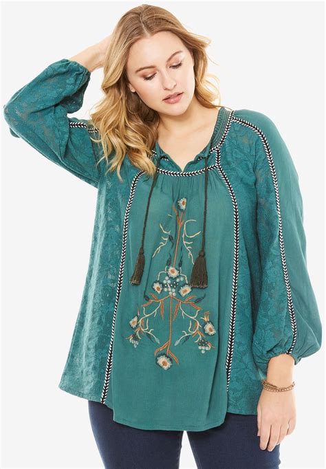 Plus Size Tunic Bohemian Tops | Hot Sex Picture