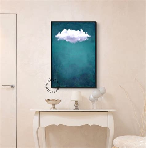 Original White Cloud Wall Art Surrealism Cloud Oil Painting - Etsy