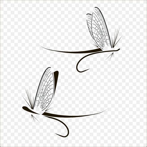 Fly Fishing Clip Art Png X Px Fly Fishing Black And White