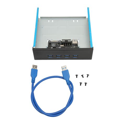 Cd Rom Expansion Mobile Rack Usb30x4 5gbps High Speed Support Bc12 Fast Charging Usb30 Front