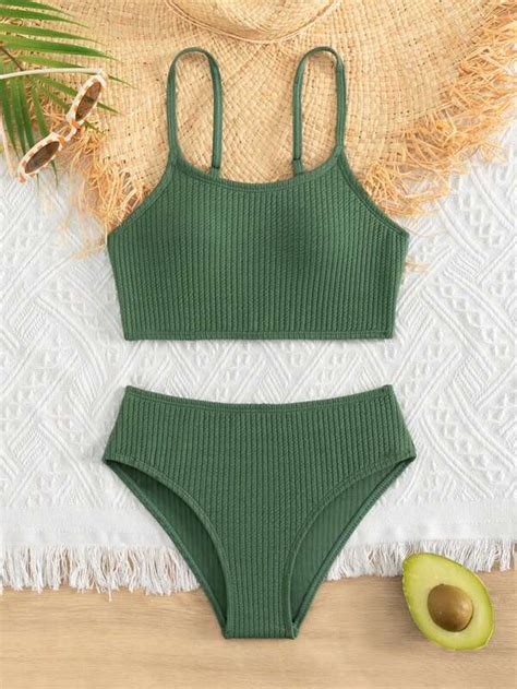 Komplety Bikini Dla Dziewczynek Lu Ny Prosty Boho Moda Komplety