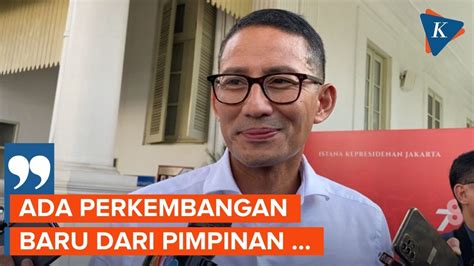 Pimpin Rapat Bappilu PPP Sandiaga Bahas Cawapres Ganjar YouTube