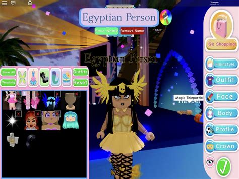 Egyptian Outfit Roblox Royale High