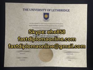 How To Replace Your Lost University Of Lethbridge Degree