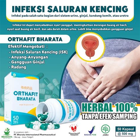 Jual Orthafit Bharata Obat Isk Obat Infeksi Saluran Kencing Gagal