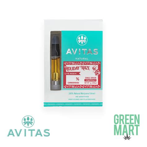 Avitas Live Resin Cartridge Lemon Royale 1g Green Mart Beaverton