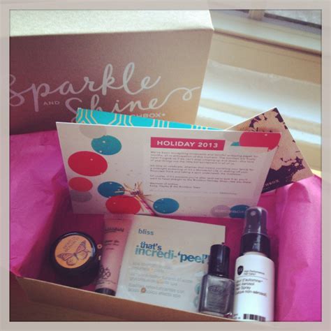 December Birchbox Sparkle And Shine Style Context