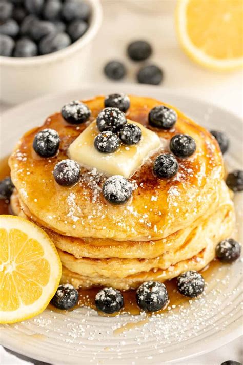 Lemon Ricotta Pancakes Super Easy To Make Kylee Cooks