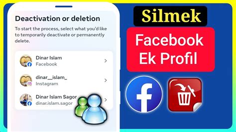 Ek Bir Facebook Profili Nasıl Silinir 2024 Facebook Başka Bir Profil