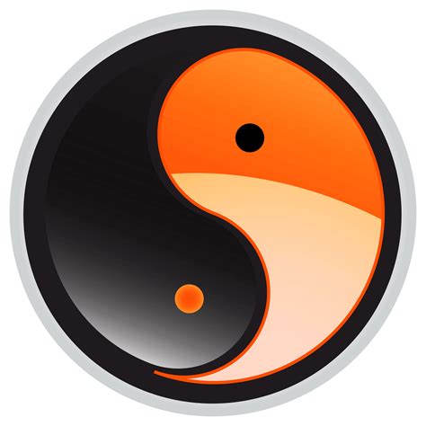 Taijitu yellow icon Tai Chi Taijitu Qi Yin And Yang