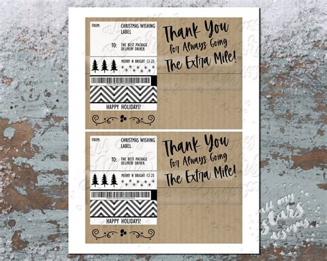 PRINTABLE Thank You For Always Going The Extra Mile Happy Etsy Canada