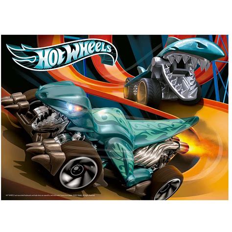 Quebra Cabeça Hot Wheels 60 Peças Grow Quebra Cabeças