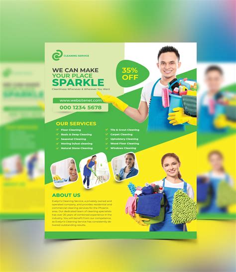 Flyers For Cleaning Business Templates – PARAHYENA