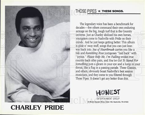 Charley Pride Singer Undated Vintage Promo Photo Print Historic Images