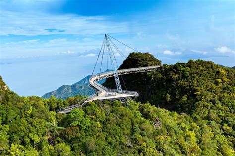 Premium Photo | A scenic view of langkawi sky bridge