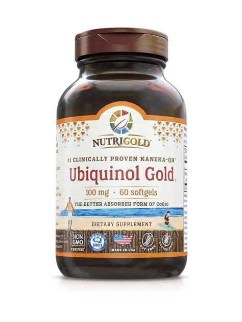 Ubiquinol Gold Clinically Proven Kaneka 100 MG 60 Softgels In Ipaja