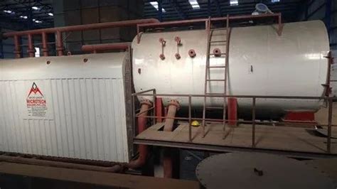 Oil Gas Fired 1000 Kg Hr Water Tube Steam Boiler IBR Approved At Rs